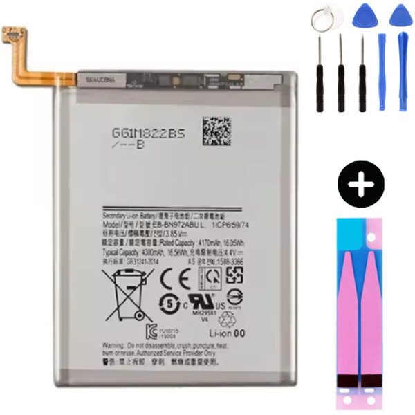Samsung Galaxy Note 10 N970f Uyumlu Güçlendirilmiş İthal Pil + Montaj Seti - Image 1