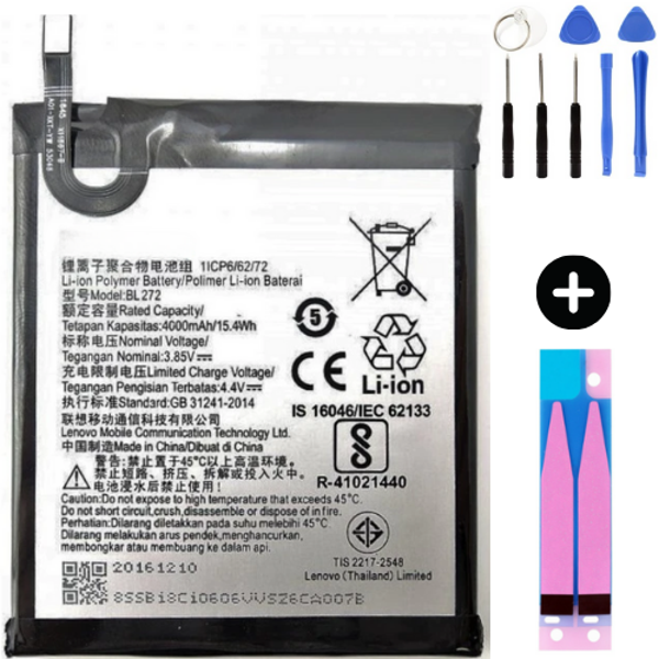 Lenovo K6 Power Uyumlu A Kalite Batarya Pil + Montaj Seti - Image 1