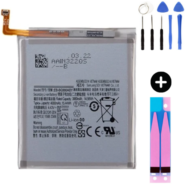 Samsung Galaxy S20 G980f Uyumlu A Kalite Batarya Pil + Montaj Seti - Image 1