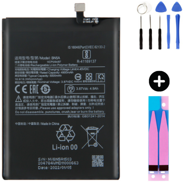 Xiaomi Redmi 10 BN5A Uyumlu A Kalite Batarya Pil + Montaj Seti - Image 1