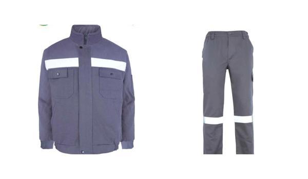 İş Takımı 7/7 (mont+pantolon) Reflektörlü %100 Pamuk Kapitoneli Kışlık - Image 1