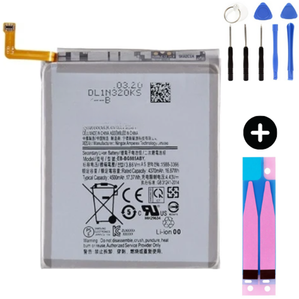 Samsung Galaxy S20 Plus G985f Uyumlu Güçlendirilmiş İthal Pil + Montaj Seti - Image 1