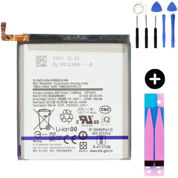 Samsung Galaxy S20 Ultra G988f Uyumlu A Kalite Batarya Pil + Montaj Seti - Image 1