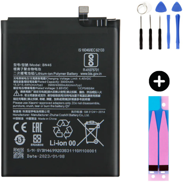 Xiaomi Redmi 7 BN46 Uyumlu A Kalite Batarya Pil + Montaj Seti - Image 1