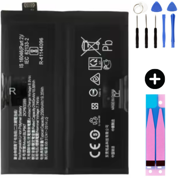 Realme GT 2 BLP947 Uyumlu A Kalite Batarya Pil + Montaj Seti - Image 1