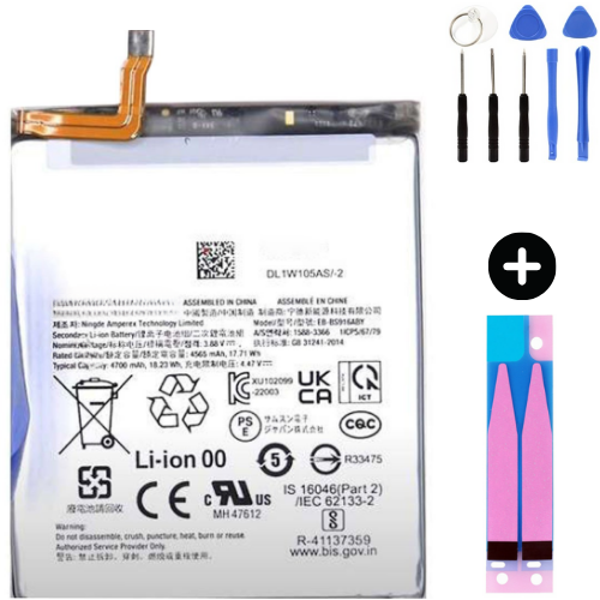 Samsung Galaxy S23 Plus 5G S916 Uyumlu A Kalite Batarya Pil + Montaj Seti - Image 1