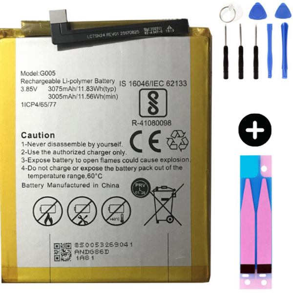 General Mobile GM 8 Uyumlu Güçlendirilmiş İthal Pil + Montaj Seti - Image 1