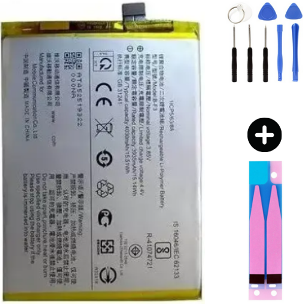 Vivo X50 Lite Uyumlu Güçlendirilmiş İthal Pil + Montaj Seti - Image 1