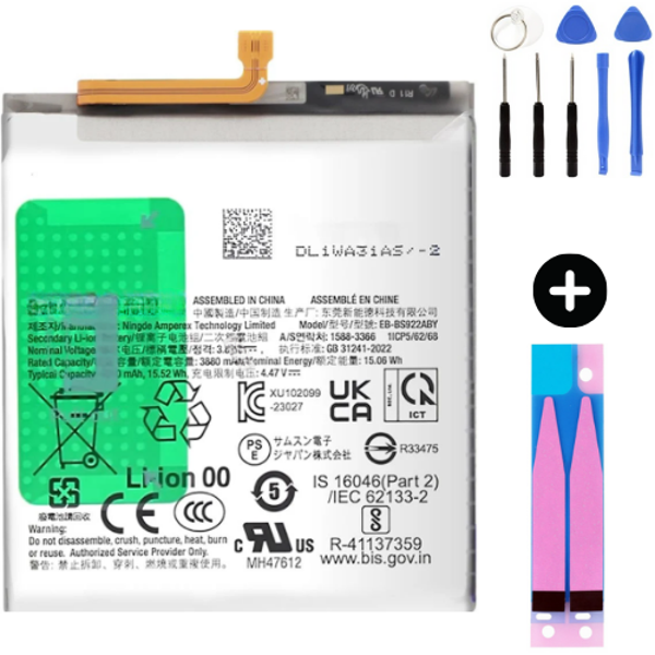 Samsung Galaxy S24 5G S921 Uyumlu A Kalite Batarya Pil + Montaj Seti - Image 1