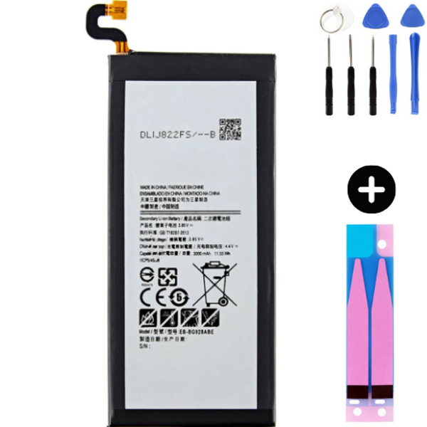 Samsung Galaxy S6 Edge Plus G928f Uyumlu A Kalite Batarya Pil + Montaj Seti - Image 1