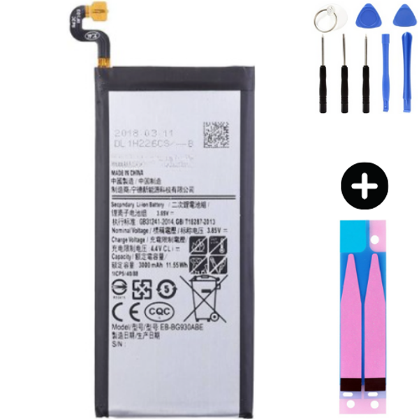 Samsung Galaxy S7 G930f Uyumlu A Kalite Batarya Pil + Montaj Seti - Image 1