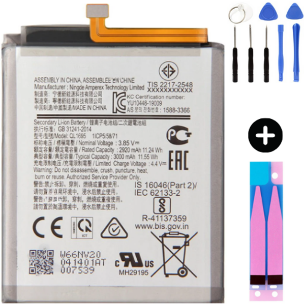 Samsung A01 A Kalite Batarya Pil + Montaj Seti - Image 1