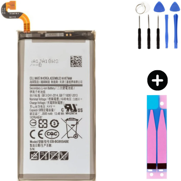 Samsung Galaxy S8 Plus G955F Uyumlu A Kalite Batarya Pil + Montaj Seti - Image 1