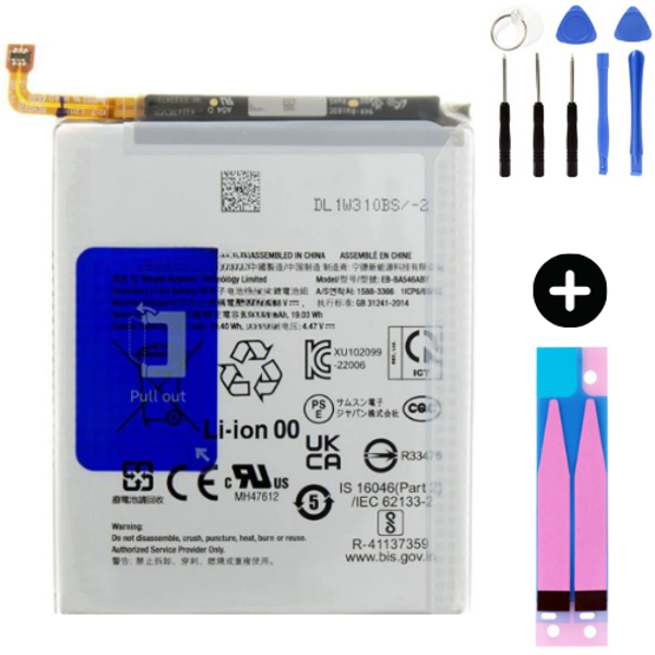Samsung A34 Güçlenedirilmiş İthal Pil + Montaj Seti - Image 1