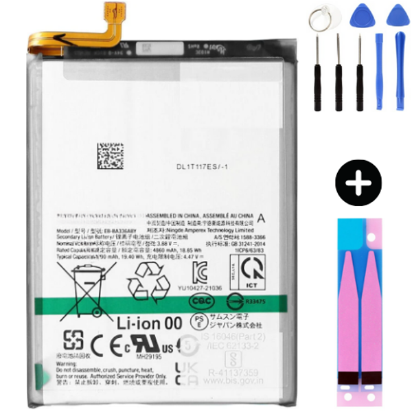 Samsung A53 Güçlenedirilmiş İthal Pil + Montaj Seti - Image 1