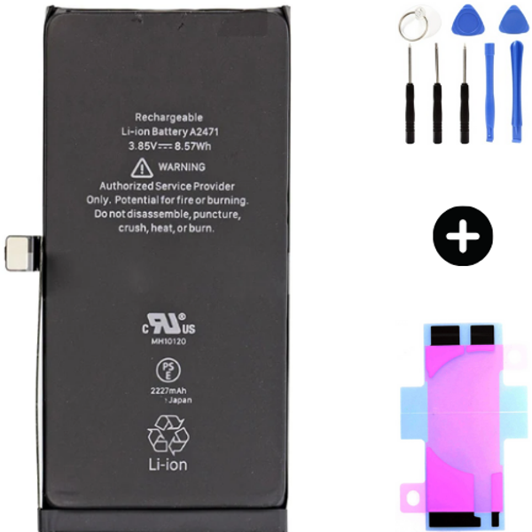Iphone 12 Mini Uyumlu Güçlendirilmiş İthal Pil + Montaj Seti - Image 1