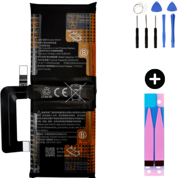Xiaomi Mi 10 Ultra BM4V Uyumlu Güçlendirilmiş İthal Pil + Montaj Seti - Image 1