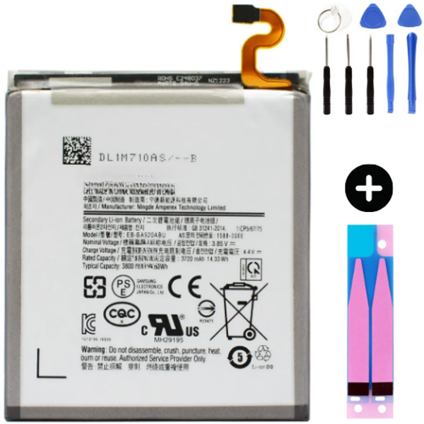 Samsung A920 Güçlenedirilmiş İthal Pil + Montaj Seti - Image 1