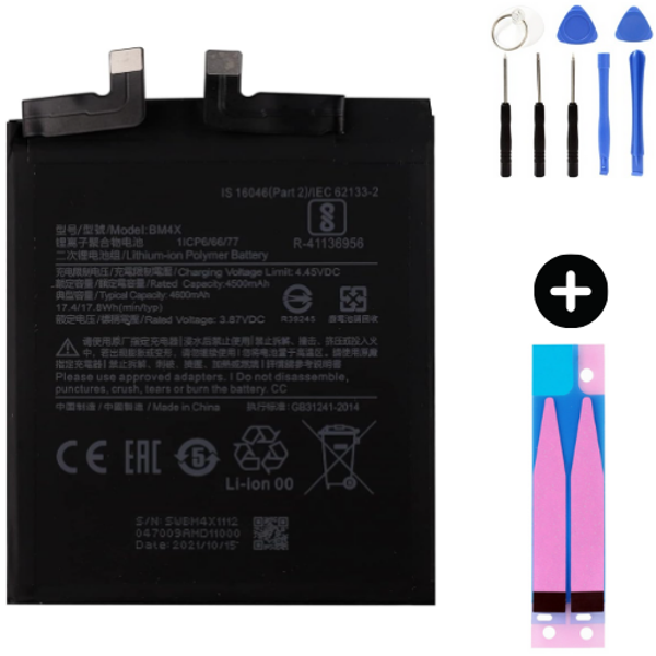 Xiaomi Mi 11 BM4X Uyumlu Güçlendirilmiş İthal Pil + Montaj Seti - Image 1