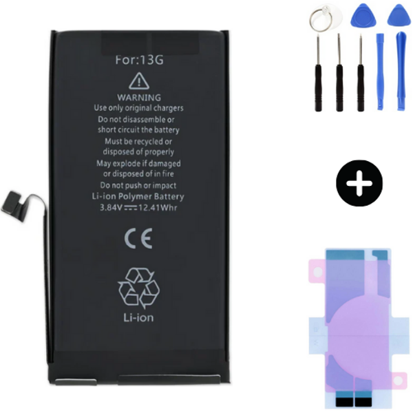 Iphone 13 Uyumlu Güçlendirilmiş İthal Pil + Montaj Seti - Image 1
