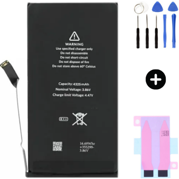 Iphone 14 Plus Uyumlu Güçlendirilmiş İthal Pil + Montaj Seti - Image 1