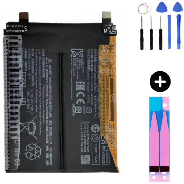Xiaomi Mi 11T Pro BM58 Uyumlu Güçlendirilmiş İthal Pil + Montaj Seti - Image 1