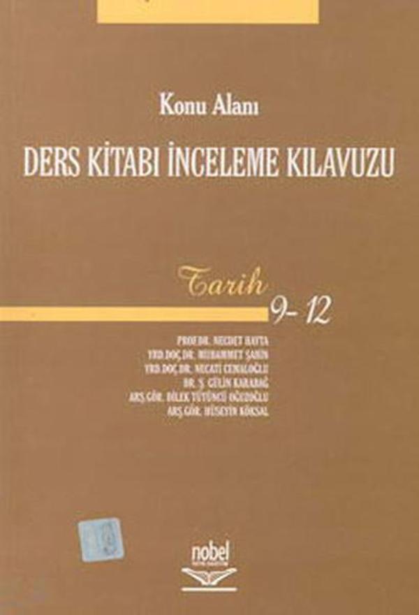 Konu Alanı Ders Kitabı - Tarih  - Nobel Akademik Yayıncılık - Image 1