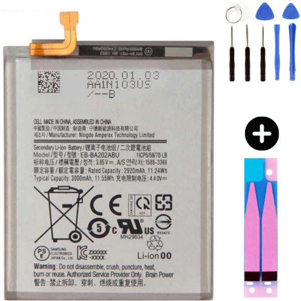 Samsung Galaxy A10e A102 Uyumlu A Kalite Batarya Pil + Montaj Seti - Image 1