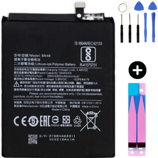 Xiaomi Redmi Note 8 BN46 Uyumlu A Kalite Batarya Pil + Montaj Seti - Image 1