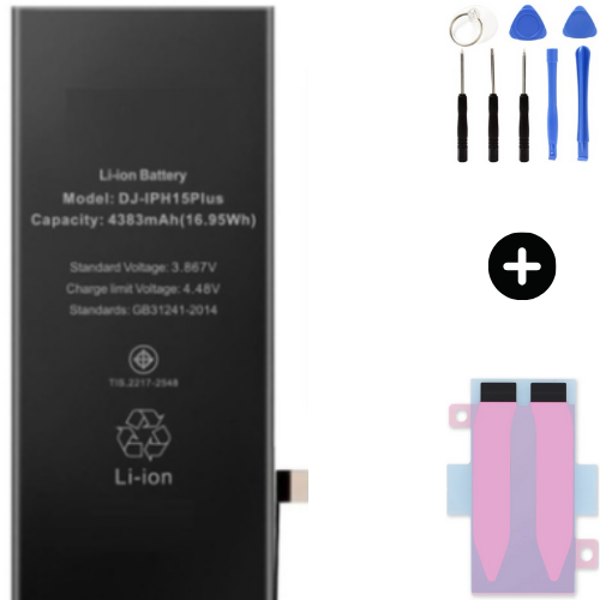 Iphone 15 Plus Uyumlu A Kalite Batarya Pil + Montaj Seti - Image 1