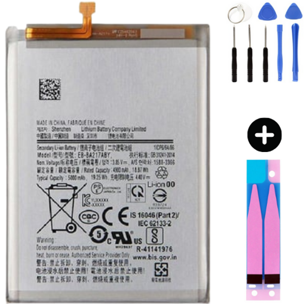 Samsung Galaxy A21s A217 Uyumlu A Kalite Batarya Pil + Montaj Seti - Image 1