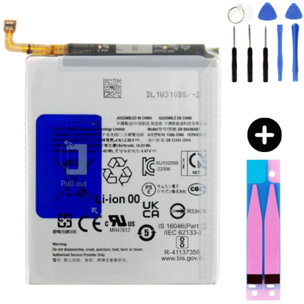 Samsung Galaxy A25 5g A256 Uyumlu A Kalite Batarya Pil + Montaj Seti - Image 1
