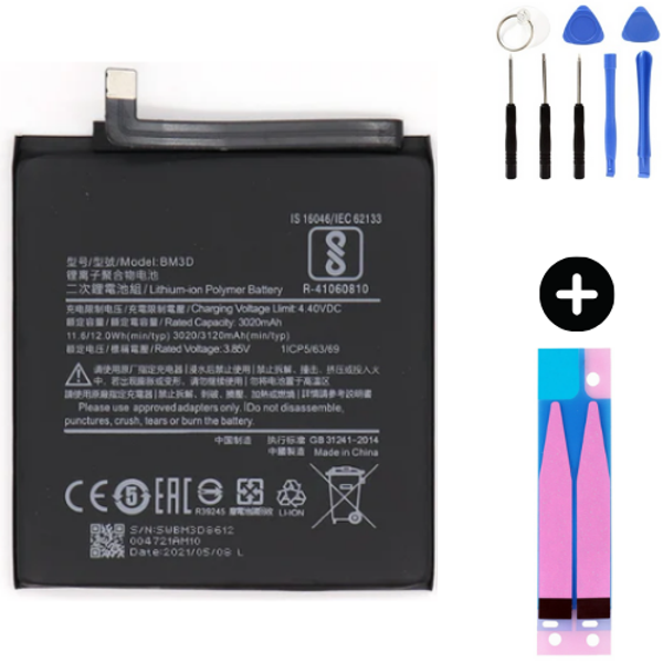 Xiaomi Mi 8 Se BM3D Uyumlu A Kalite Batarya Pil + Montaj Seti - Image 1