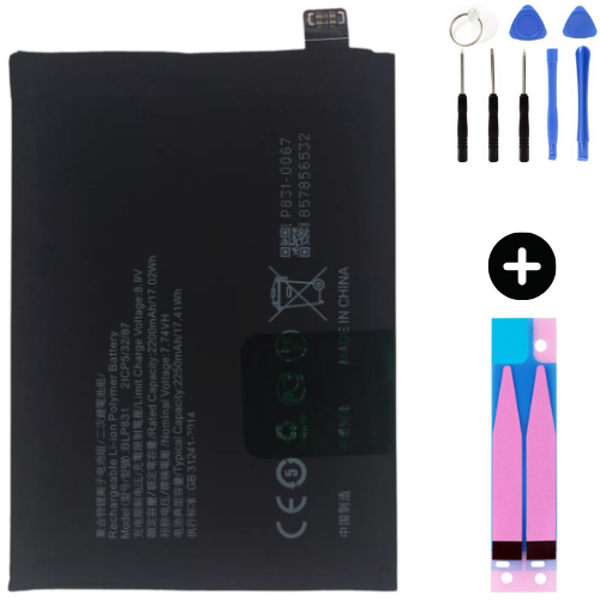 Oppo Find X3 Pro BP831 Uyumlu A Kalite Batarya Pil + Montaj Seti - Image 1