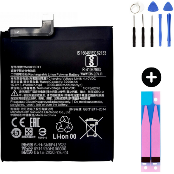 Xiaomi Mi 9T BP41 Uyumlu A Kalite Batarya Pil + Montaj Seti - Image 1