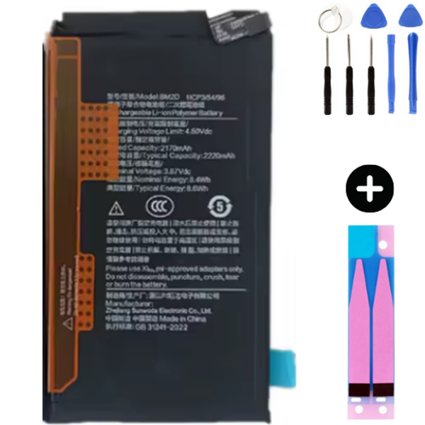 Xiaomi Mi Mix Fold 3 BM2D Uyumlu Güçlendirilmiş İthal Pil + Montaj Seti - Image 1