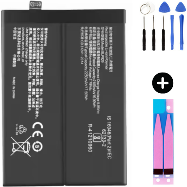 Oppo Reno 8 Pro BLP929 Uyumlu A Kalite Batarya Pil + Montaj Seti - Image 1