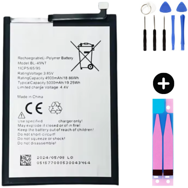 Tecno Spark 6 Go 2024 BL-49NT Uyumlu A Kalite Batarya Pil + Montaj Seti - Image 1