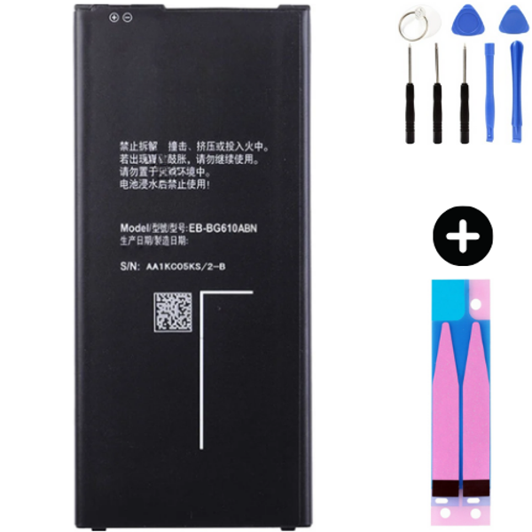 Samsung Galaxy J7 Max SM-G615 Uyumlu Güçlendirilmiş İthal Pil + Montaj Seti - Image 1