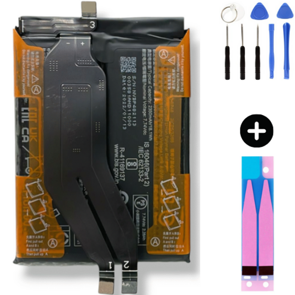 Xiaomi Pocophone Poco F4 GT BP48 Uyumlu Güçlendirilmiş İthal Pil + Montaj Seti - Image 1