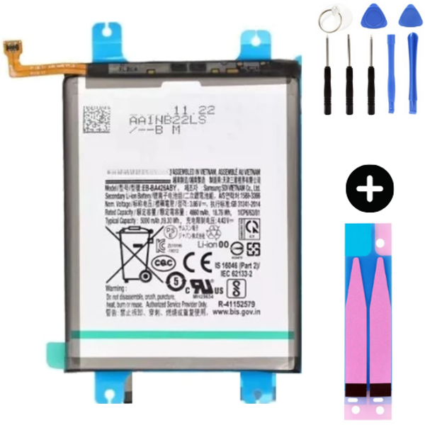 Samsung Galaxy M22 M225 Uyumlu A Kalite Batarya Pil + Montaj Seti - Image 1