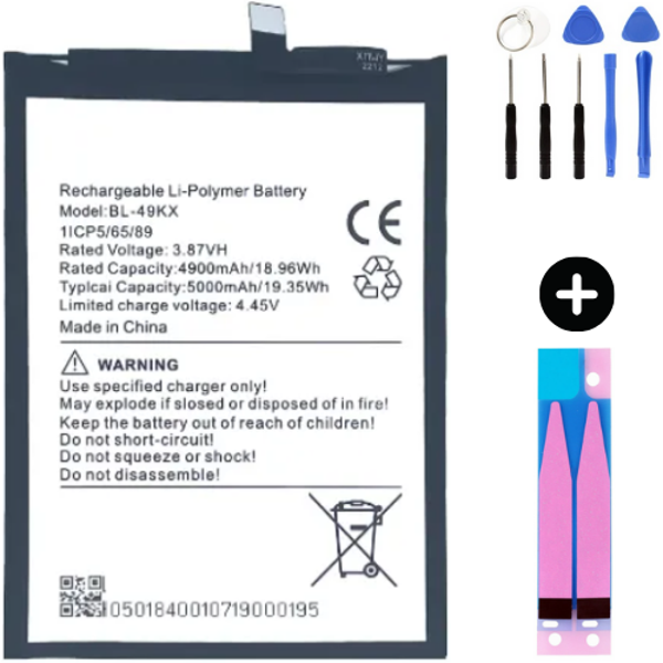 İnfinix Note 12 BL-49KX Uyumlu Güçlendirilmiş İthal Pil + Montaj Seti - Image 1