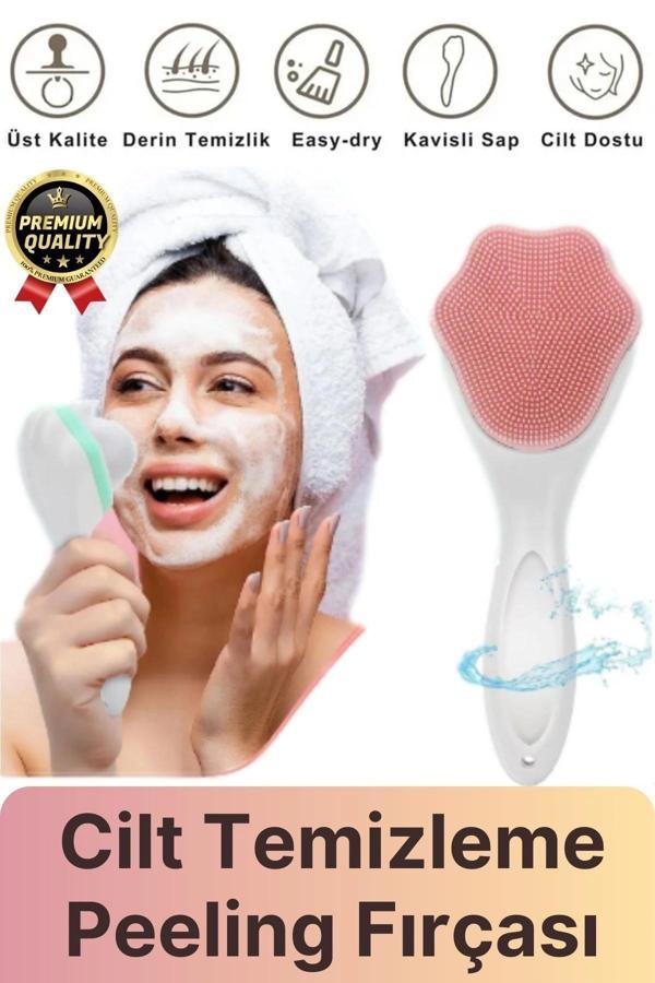 Özel Üretim Asılabilir Ergonomik Yumuşak Hassas Dokunuşlu Makyaj Cilt Temizleme Peeling Fırçası - Image 1