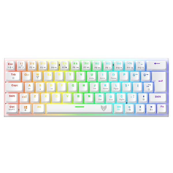 Blueforce Runner Rgb Mekanik Gaming Oyuncu Klavyesi Red Switch Q Beyaz - Image 1