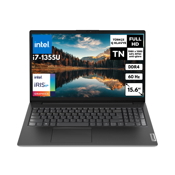 Lenovo V15 G4 IRU i7-1355U 8 GB 4 TBSSD Iris Xe Graphics 15.6" FHD Windows 11 Home Notebook 83A100GPTRAT25 - Image 1