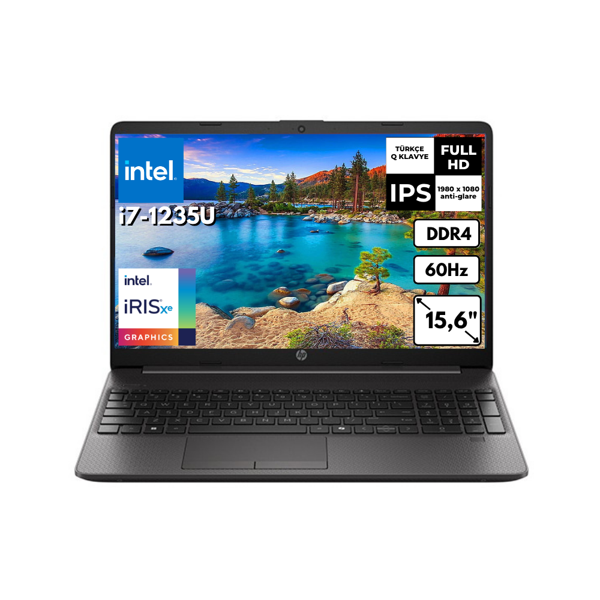 HP 250 G9  i5-1235U 32 GB 512 GB SSD  Iris Xe Graphics 15.6" FHD FreeDos Notebook 9Y6U8ATAT17 - Image 1