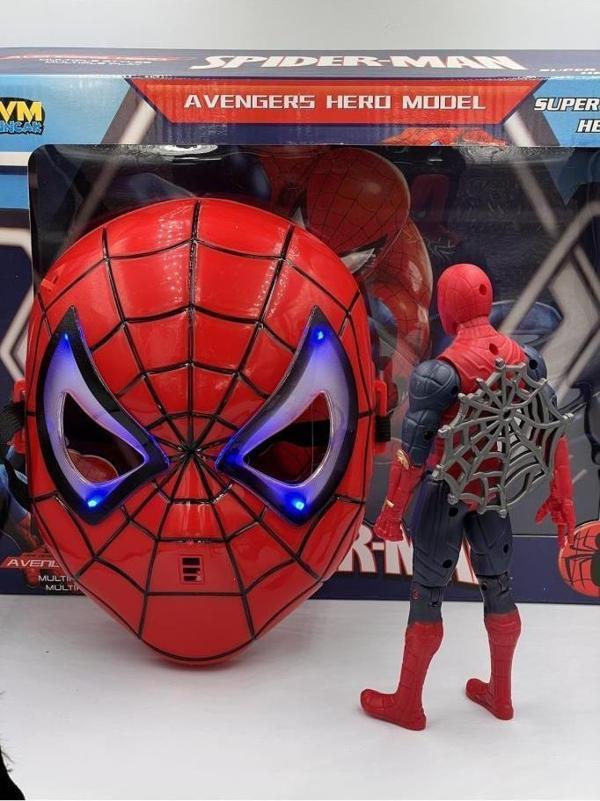 Prestij Oyuncak BVM Oyuncak Spiderman Figür ve Maske Oyun Seti FAB.7212 - Image 1