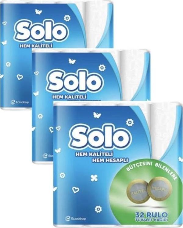 Solo Tuvalet Kağıdı Akıllı Seçim 32'li 3 Paket - Image 1