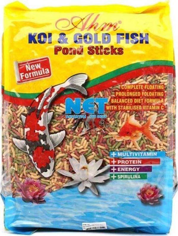 Ahm Koi Goldfish Mix Pond Sticks 1 Kg  - Image 1