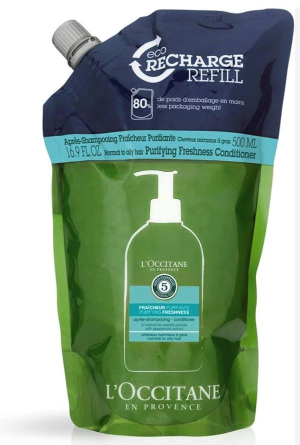 L'occitane Aromakoloji Arındırıcı & Canlandırıcı Saç Kremi Eko-Yedek 500 ML  - Image 1